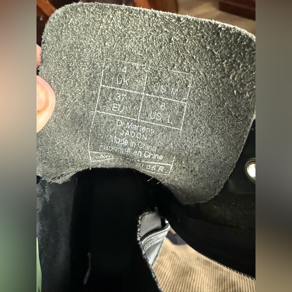 Dr. Martens Jadon Patent Leather Platform Boots Black Women’s Size US 6 UK 5 - Picture 6 of 6